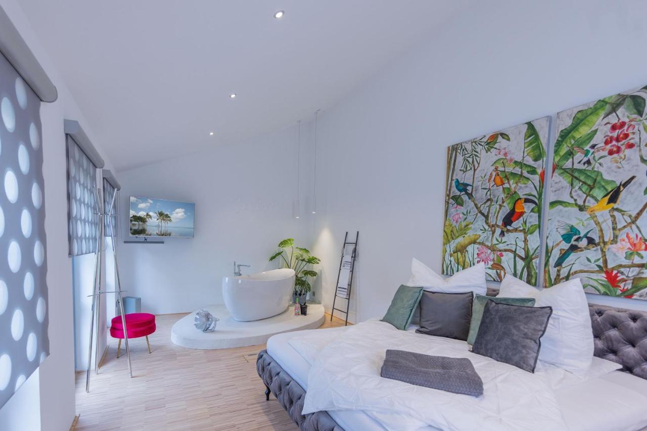 Luxus Wellness Loft - 245Qm - Designwohnen Im Zentrum Gutersloh Luaran gambar