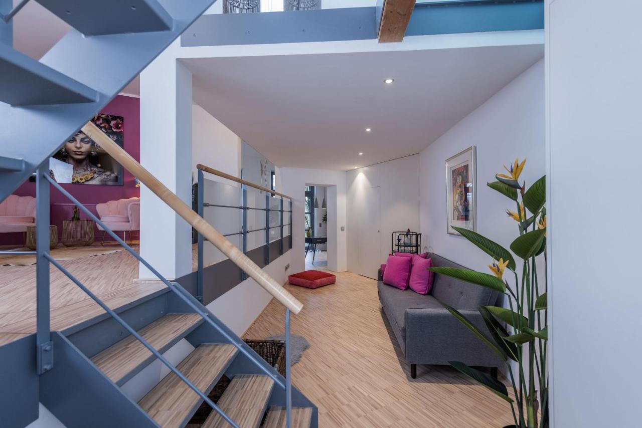 Luxus Wellness Loft - 245Qm - Designwohnen Im Zentrum Gutersloh Luaran gambar