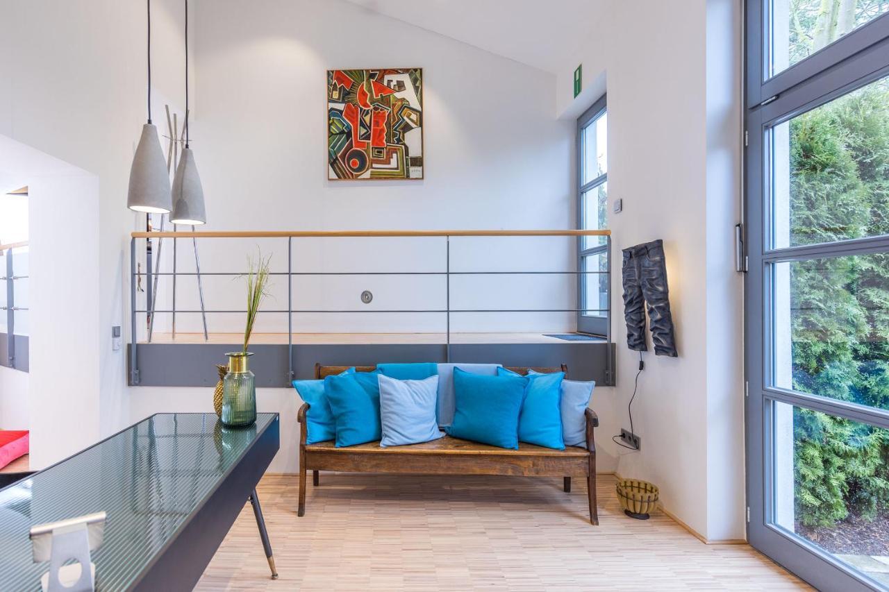 Luxus Wellness Loft - 245Qm - Designwohnen Im Zentrum Gutersloh Luaran gambar