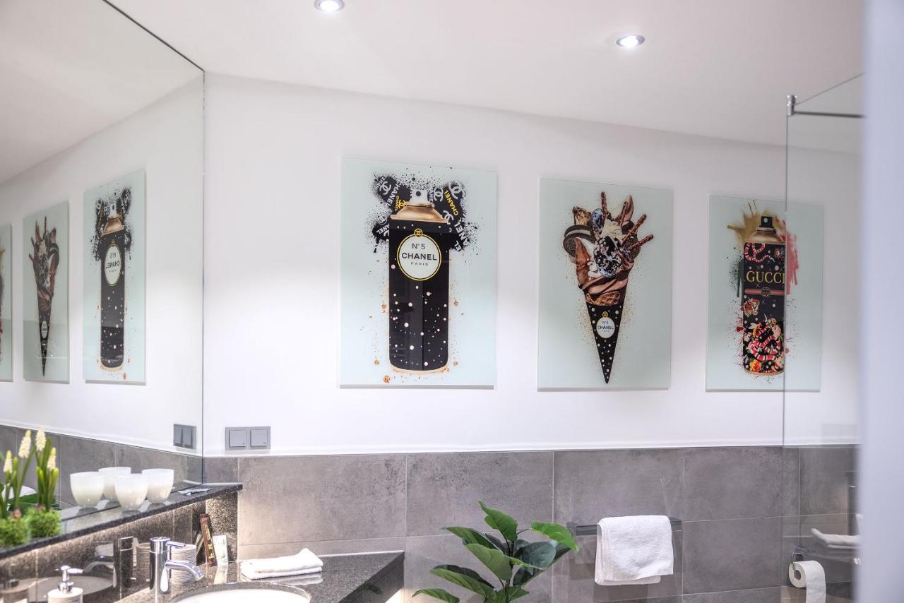 Luxus Wellness Loft - 245Qm - Designwohnen Im Zentrum Gutersloh Luaran gambar